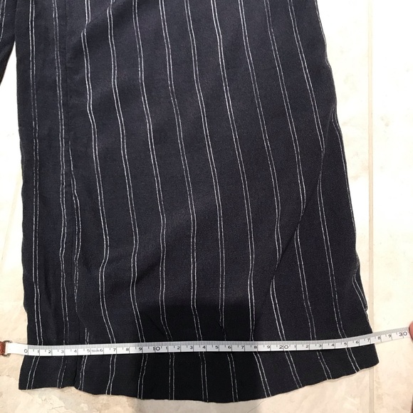 Wilfred Pinstripe Faun Wide-Leg Pant - Picture 16 of 16